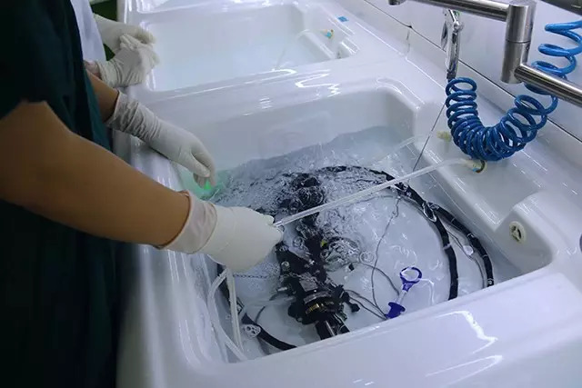 Cleaning Endoscopes with Enzyme Cleaner