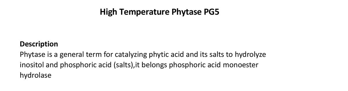 Temperature Phytase PG5(图2)